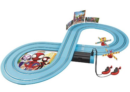 Carrera autodráha FIRST Spidey Web Spin dvě autíčka